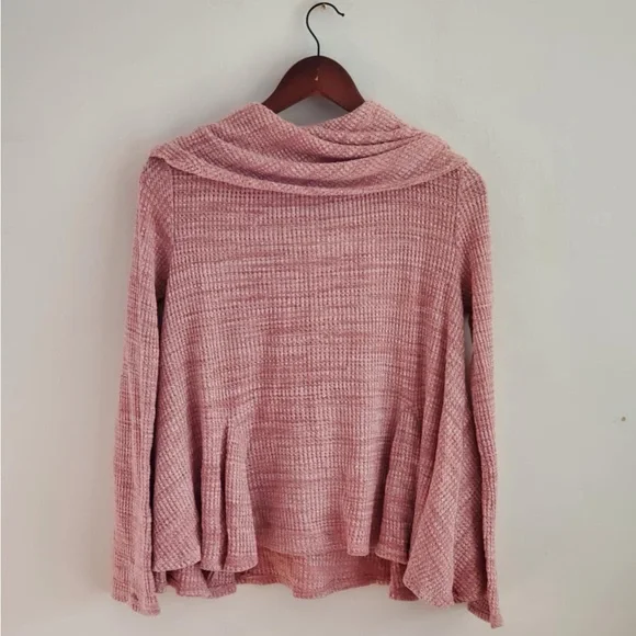 Anthropologie Postmark Maurisa Cowl Waffle Top Small - Picture 8 of 8